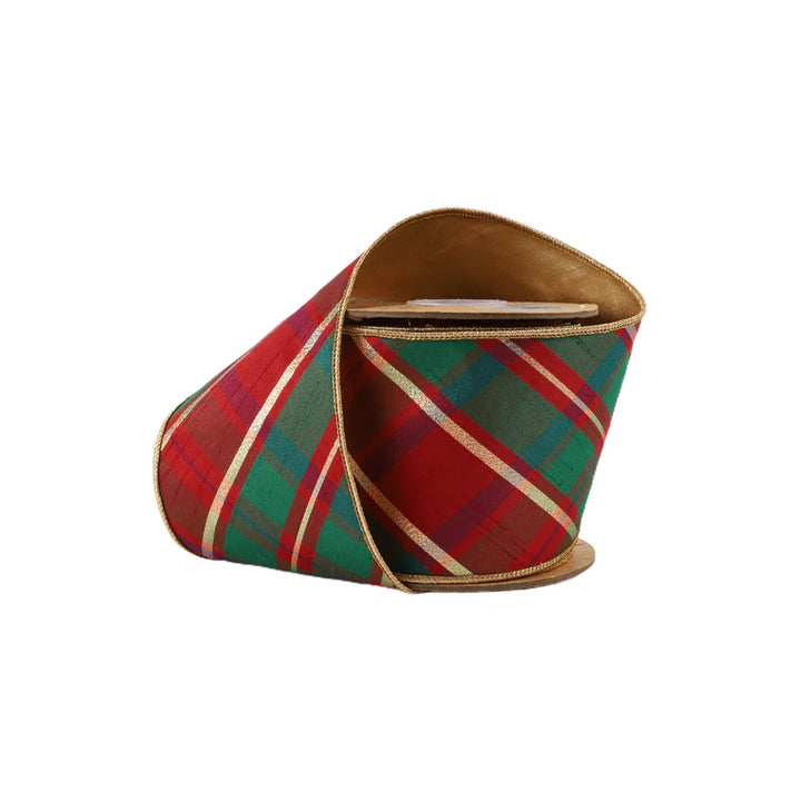 Red & Green Plaid Ribbon