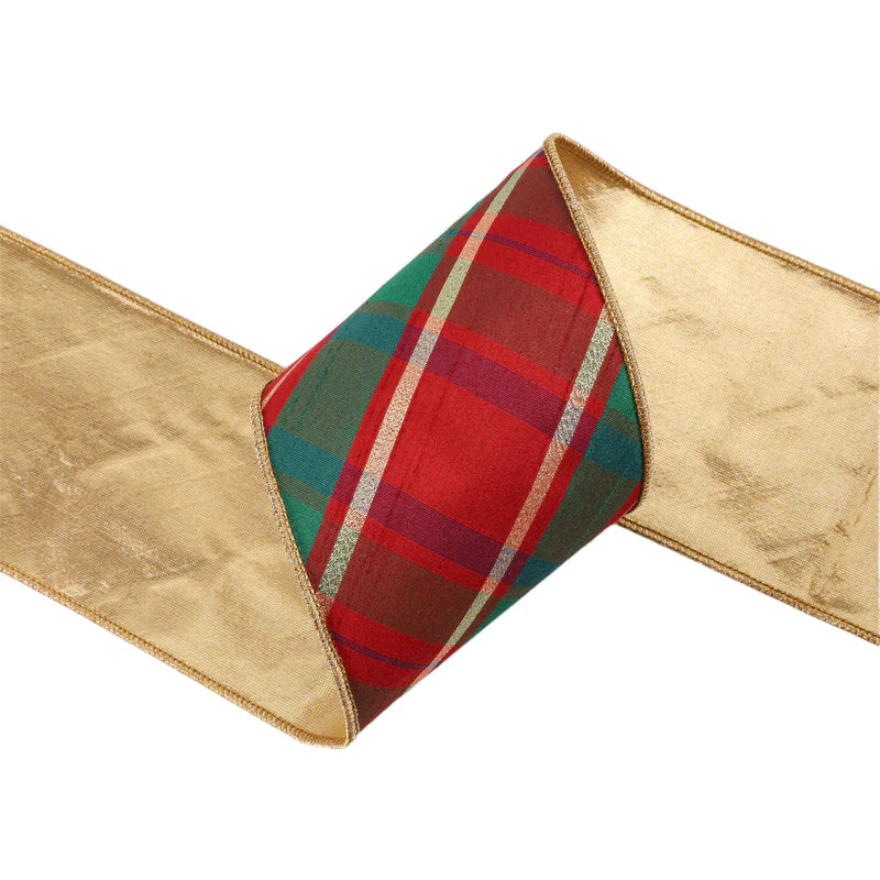 Red & Green Plaid Ribbon