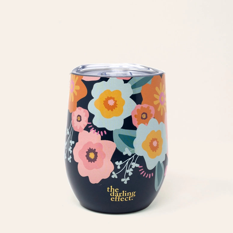 Bloomy Wine Tumbler