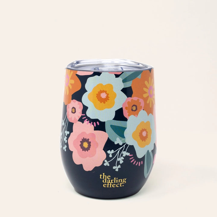 Bloomy Wine Tumbler